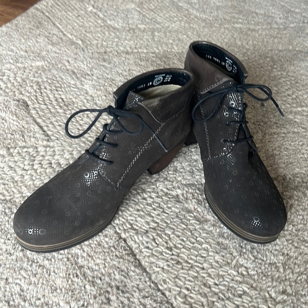 Wolky heeled ankle bootie